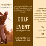golf tournament flyer design