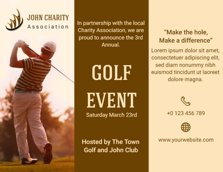 The Dos and Don’ts of Designing a Golf Tournament Flyer That Gets Results